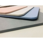 quatre-sorties-de-bain-en-diatomite-4-couleurs-rose-blanc-bleu-gris-vue-de-cote