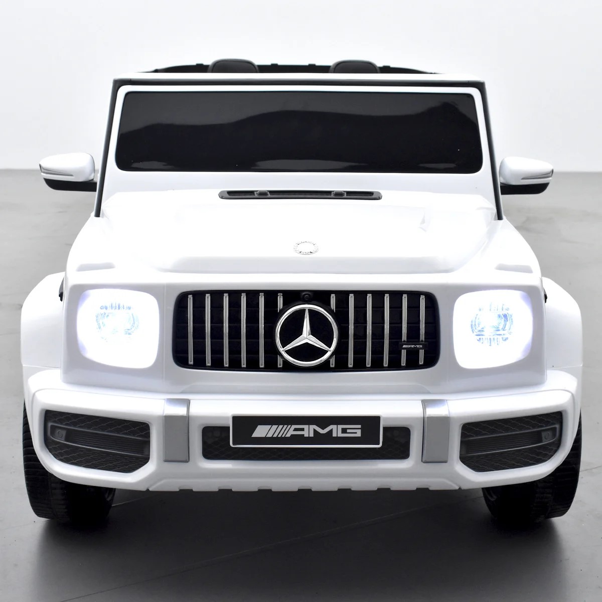 VOITURE ÉLECTRIQUE ENFANT MERCEDES AMG G63 2 PLACES BLANC 3 SUR 15