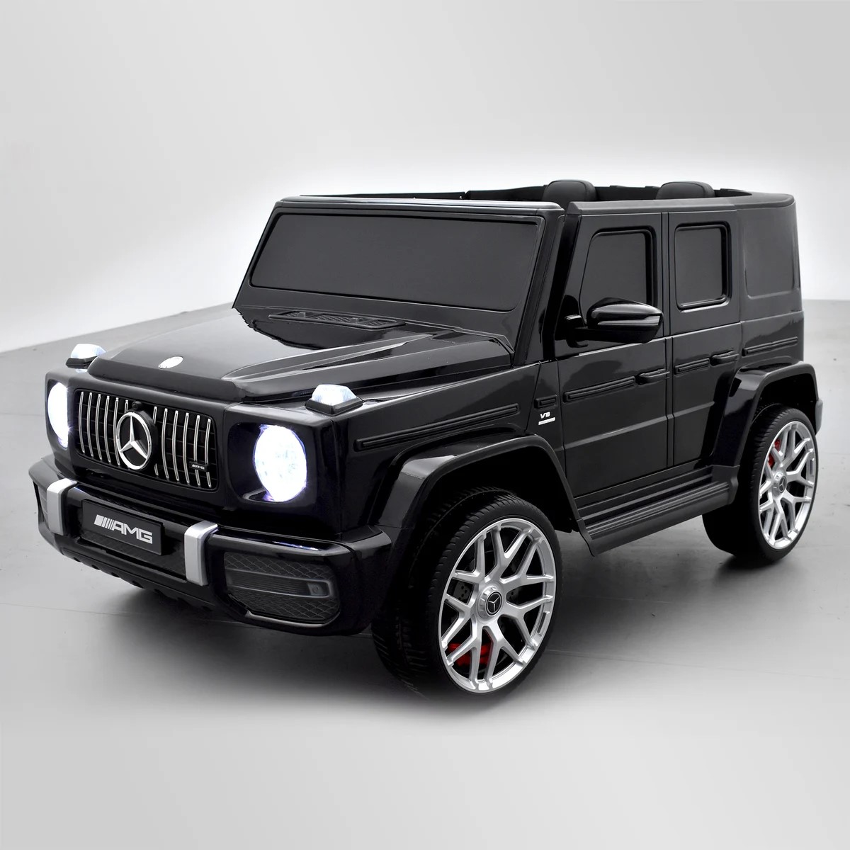 VOITURE ÉLECTRIQUE ENFANT MERCEDES AMG G63 2 PLACES NOIR 2 SUR 15