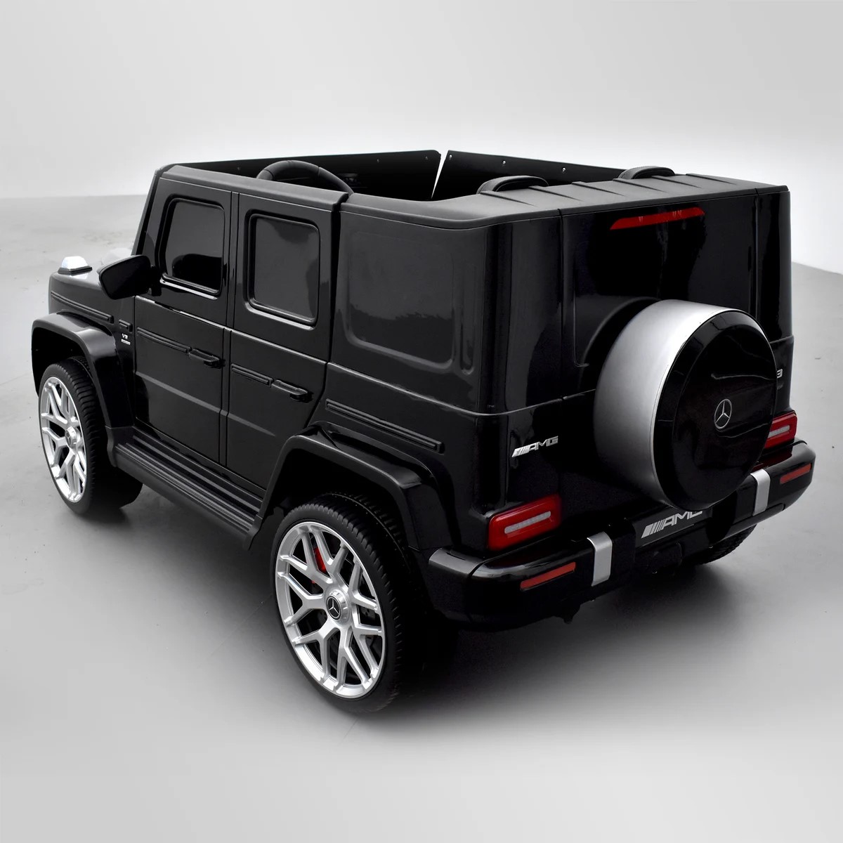VOITURE ÉLECTRIQUE ENFANT MERCEDES AMG G63 2 PLACES NOIR 6 SUR 15