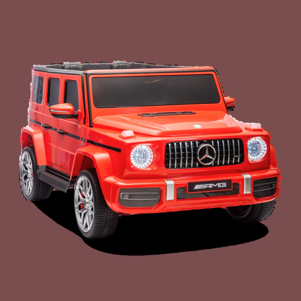 VOITURE ÉLECTRIQUE ENFANT MERCEDES AMG G63 2 PLACES ROUGE