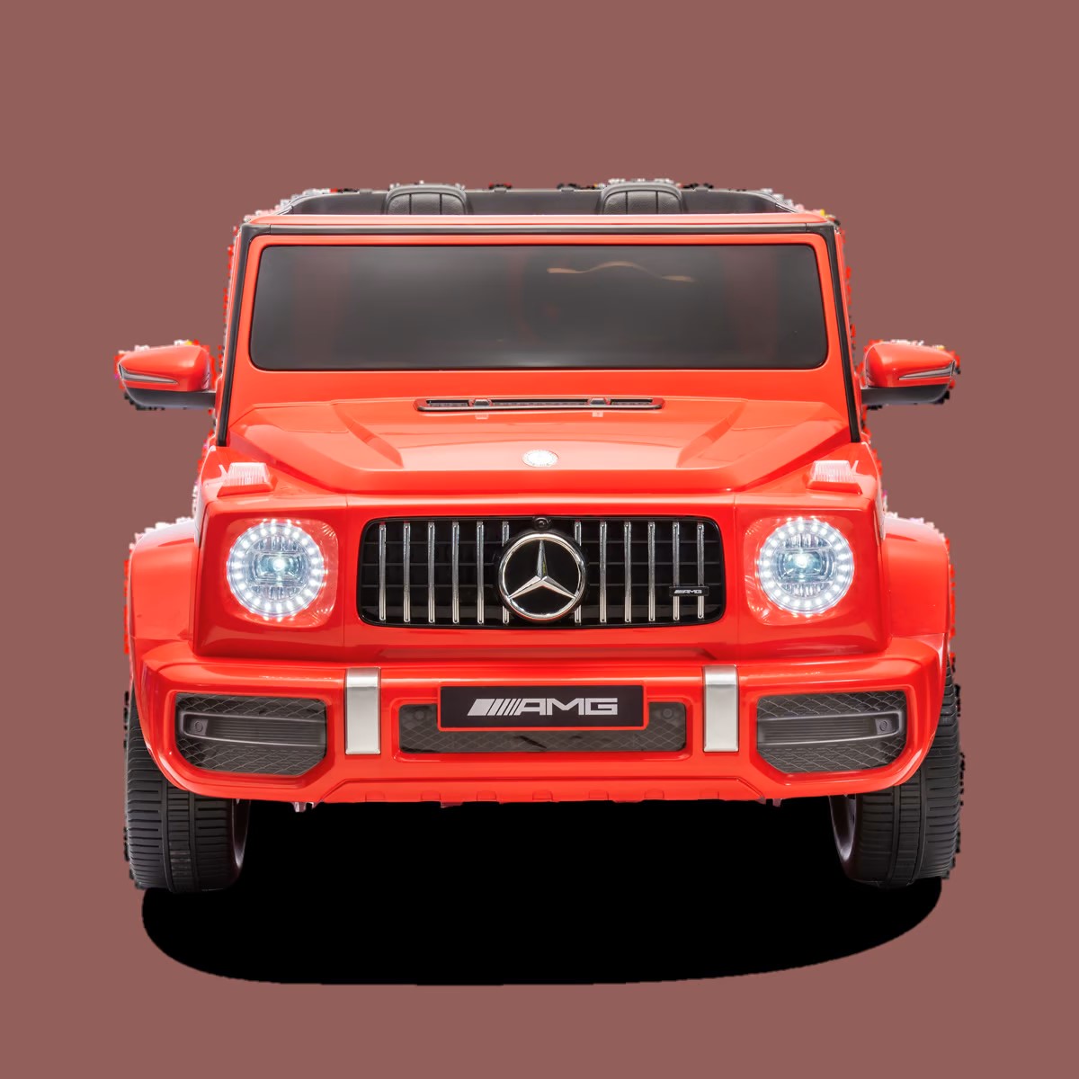 VOITURE ÉLECTRIQUE ENFANT MERCEDES AMG G63 2 PLACES ROUGE 2 sur6