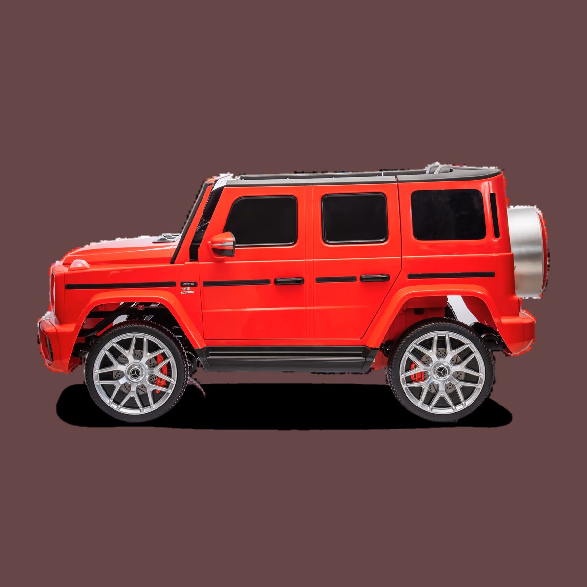 VOITURE ÉLECTRIQUE ENFANT MERCEDES AMG G63 2 PLACES ROUGE 6 sur 6