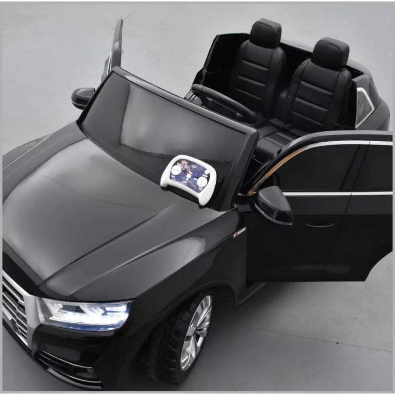 voiture-electrique-enfant-audi-q5-tfsi-24v-2-places-noir-apollo 7 sur 7