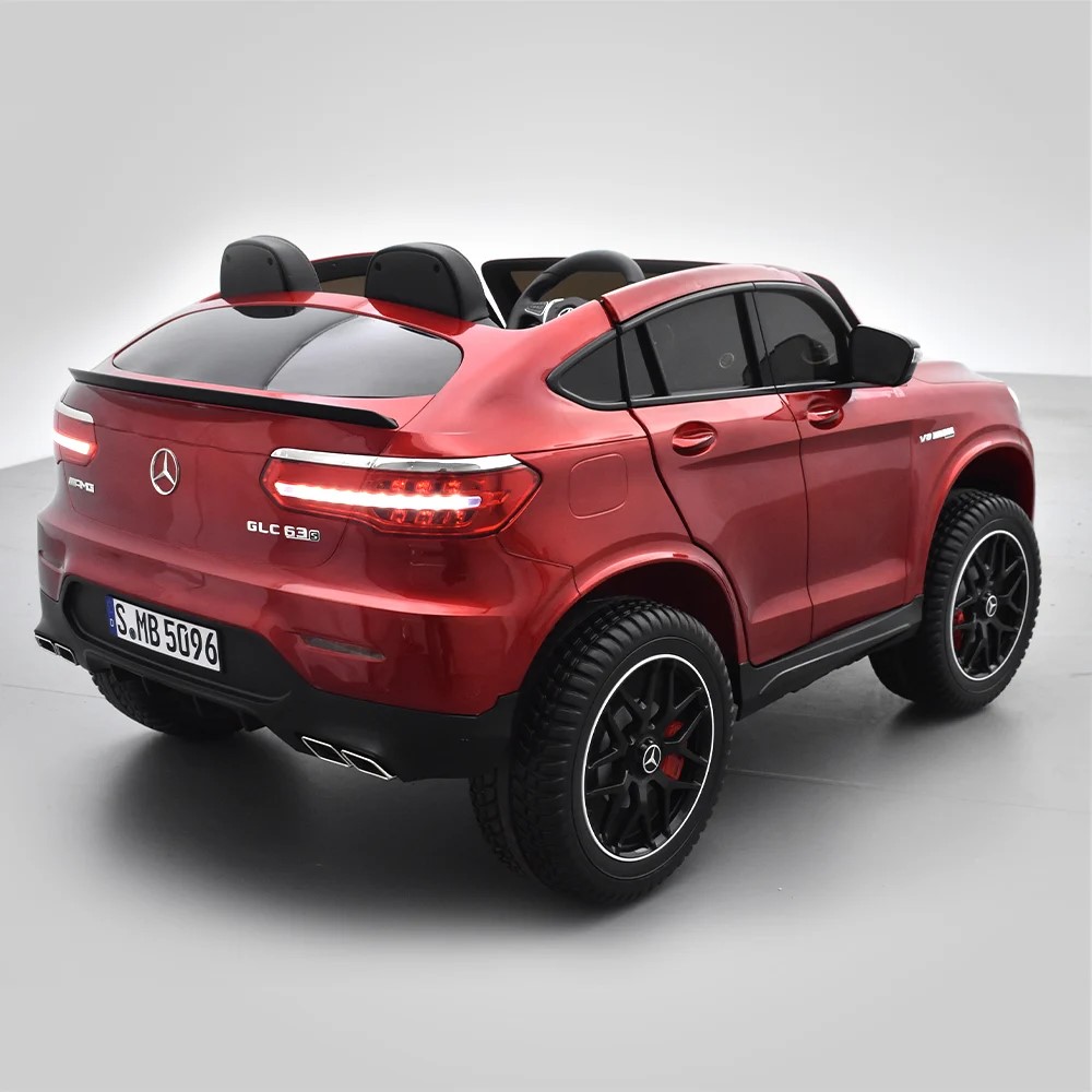VOITURE ÉLECTRIQUE ENFANT MERCEDES GLC 63S ROUGE 5 sur 15