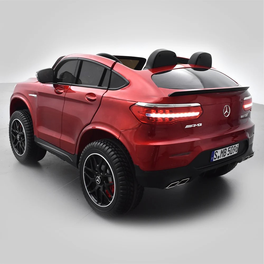 VOITURE ÉLECTRIQUE ENFANT MERCEDES GLC 63S ROUGE 6 sur 15
