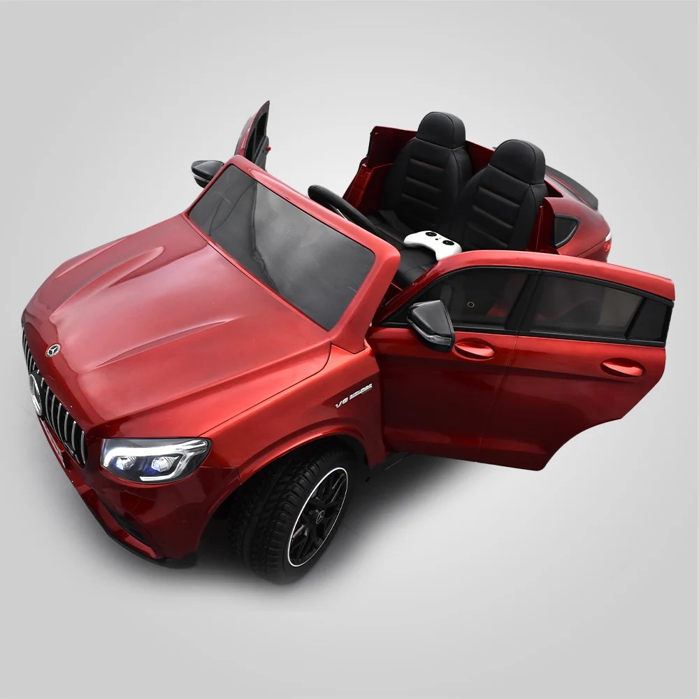 VOITURE ÉLECTRIQUE ENFANT MERCEDES GLC 63S ROUGE 8 sur 15