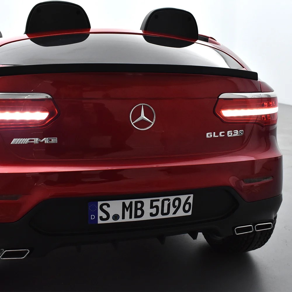 VOITURE ÉLECTRIQUE ENFANT MERCEDES GLC 63S ROUGE 11 sur 15