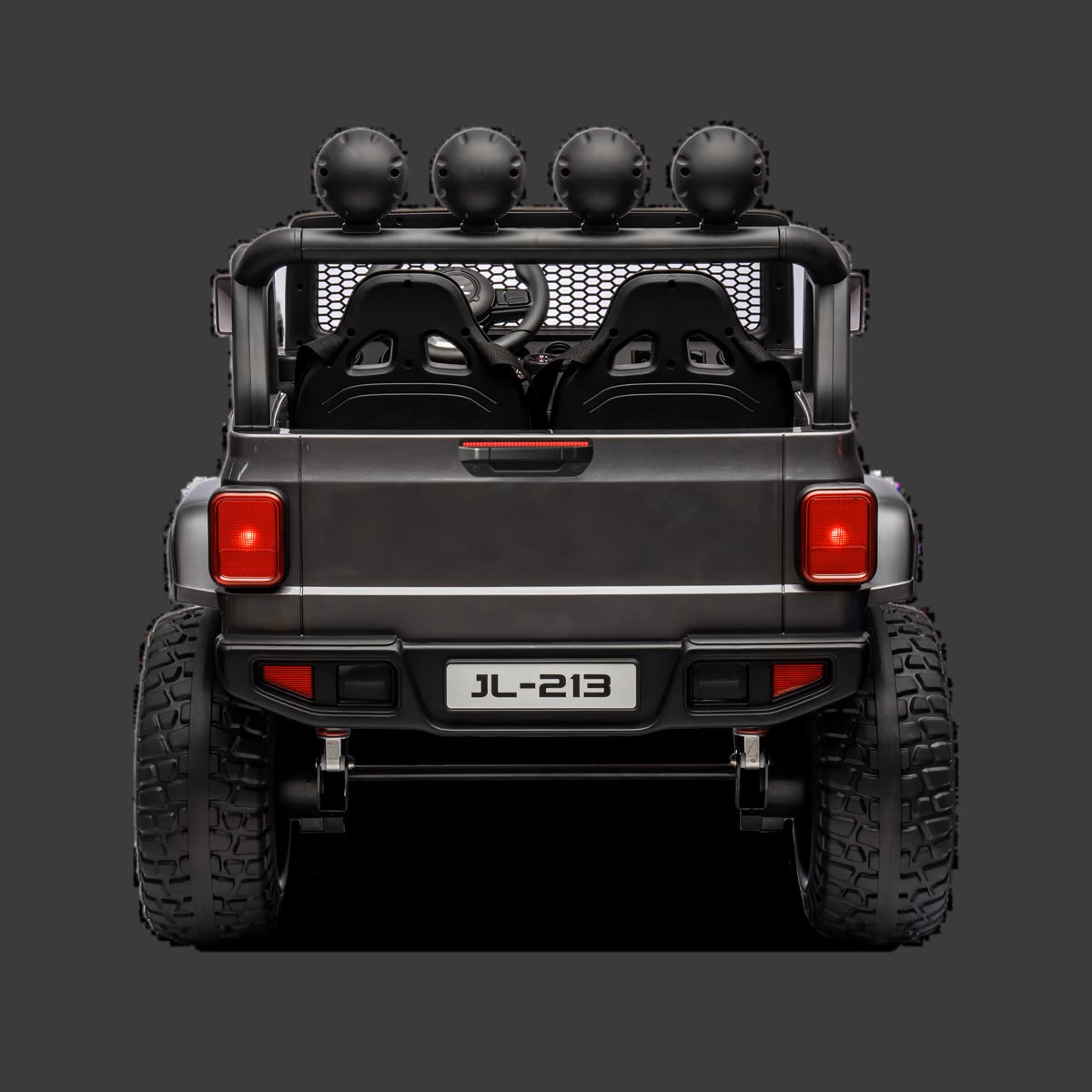 VOITURE ÉLECTRIQUE ENFANT JEEP GEOLAND V2 24V NOIR 4 sur 6