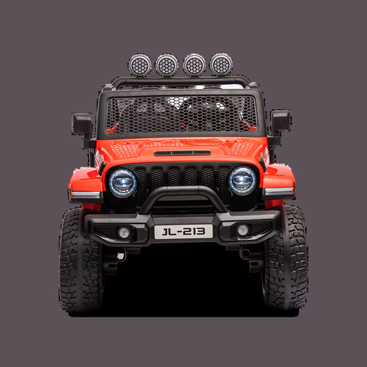 VOITURE ÉLECTRIQUE ENFANT JEEP GEOLAND V2 24V ROUGE 2 PLACES 6 sur 6