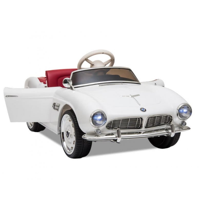VOITURE ÉLECTRIQUE ENFANT BMW 507 BLANC 1 PLACE