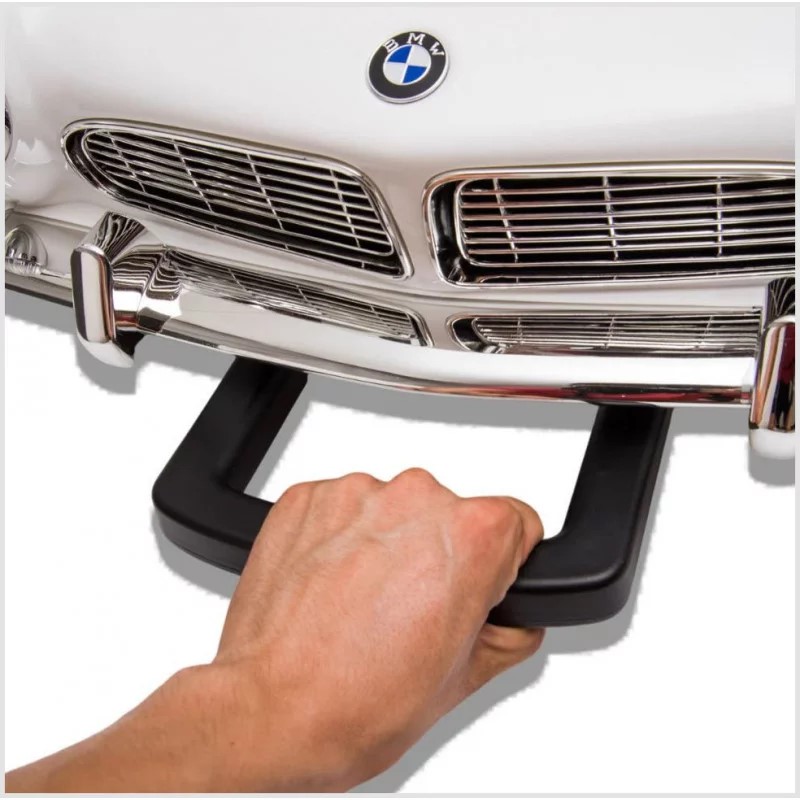 voiture-electrique-enfant-bmw-507-blanc-apollo 6 sur 6