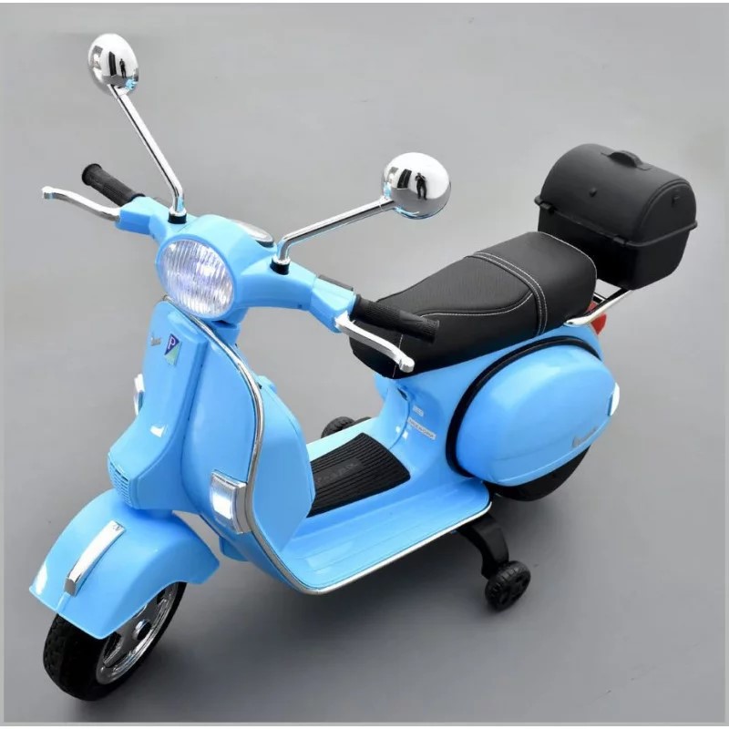 scooter-electrique-enfant-piaggio-vespa-px150-bleu-apollo 6 sur 8
