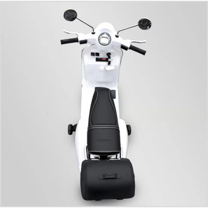 scooter-electrique-enfant-piaggio-vespa-px150-blanc-apollo 6 sur 9