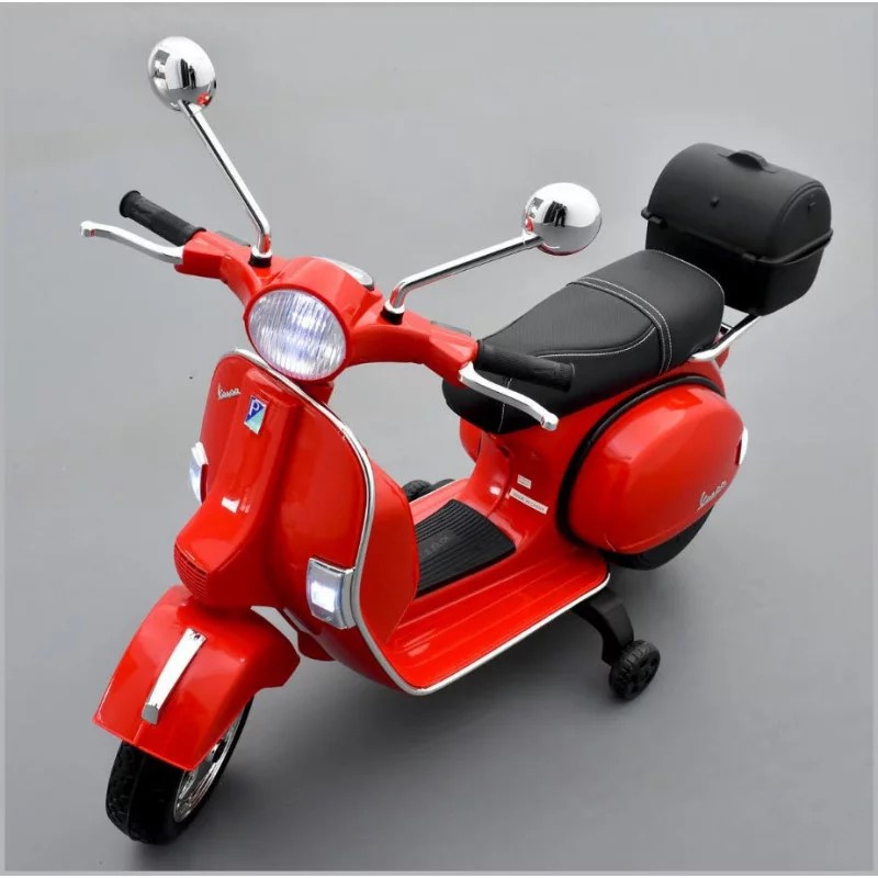 scooter-electrique-enfant-piaggio-vespa-px150-rouge-apollo 6 sur 8