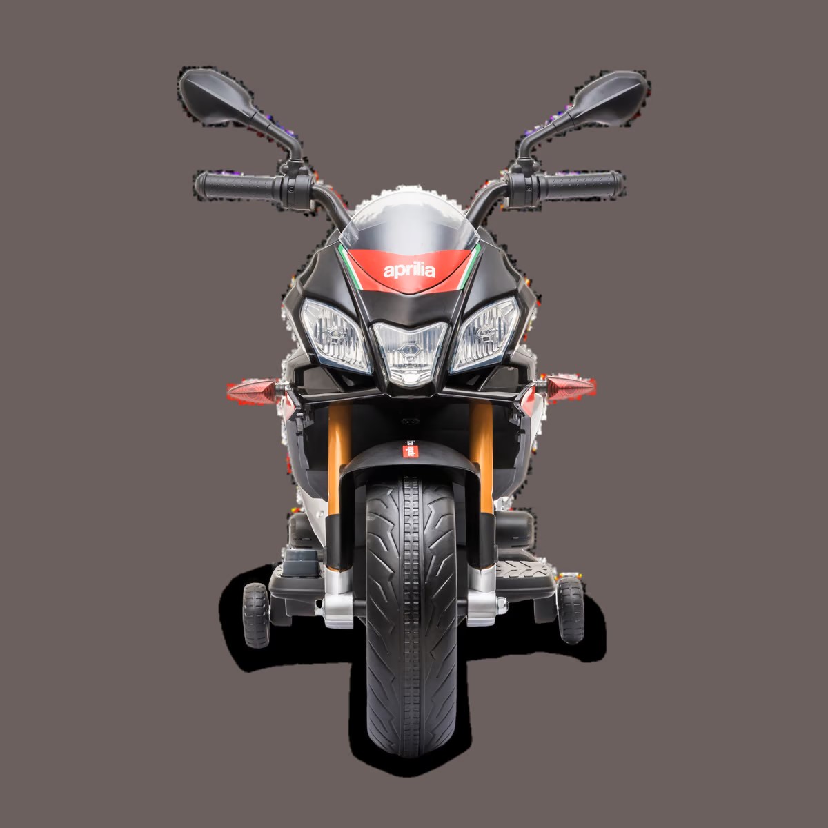 MOTO ÉLECTRIQUE ENFANT APRILIA TUONO V4 NOIR 2 sur7