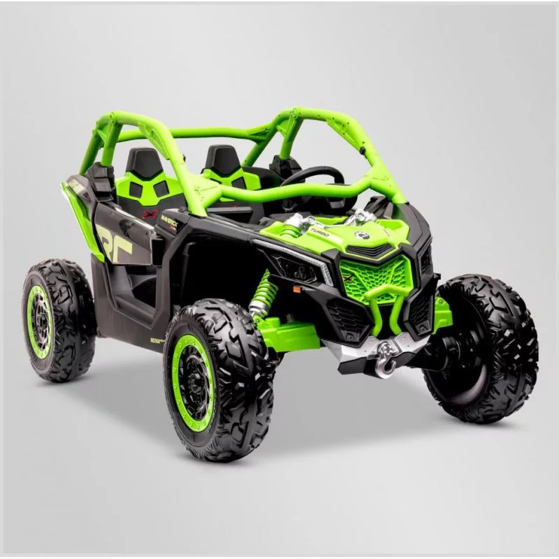 BUGGY ÉLECTRIQUE ENFANT SMX CAN AM MAVERICK 24V VERT 2 PLACES