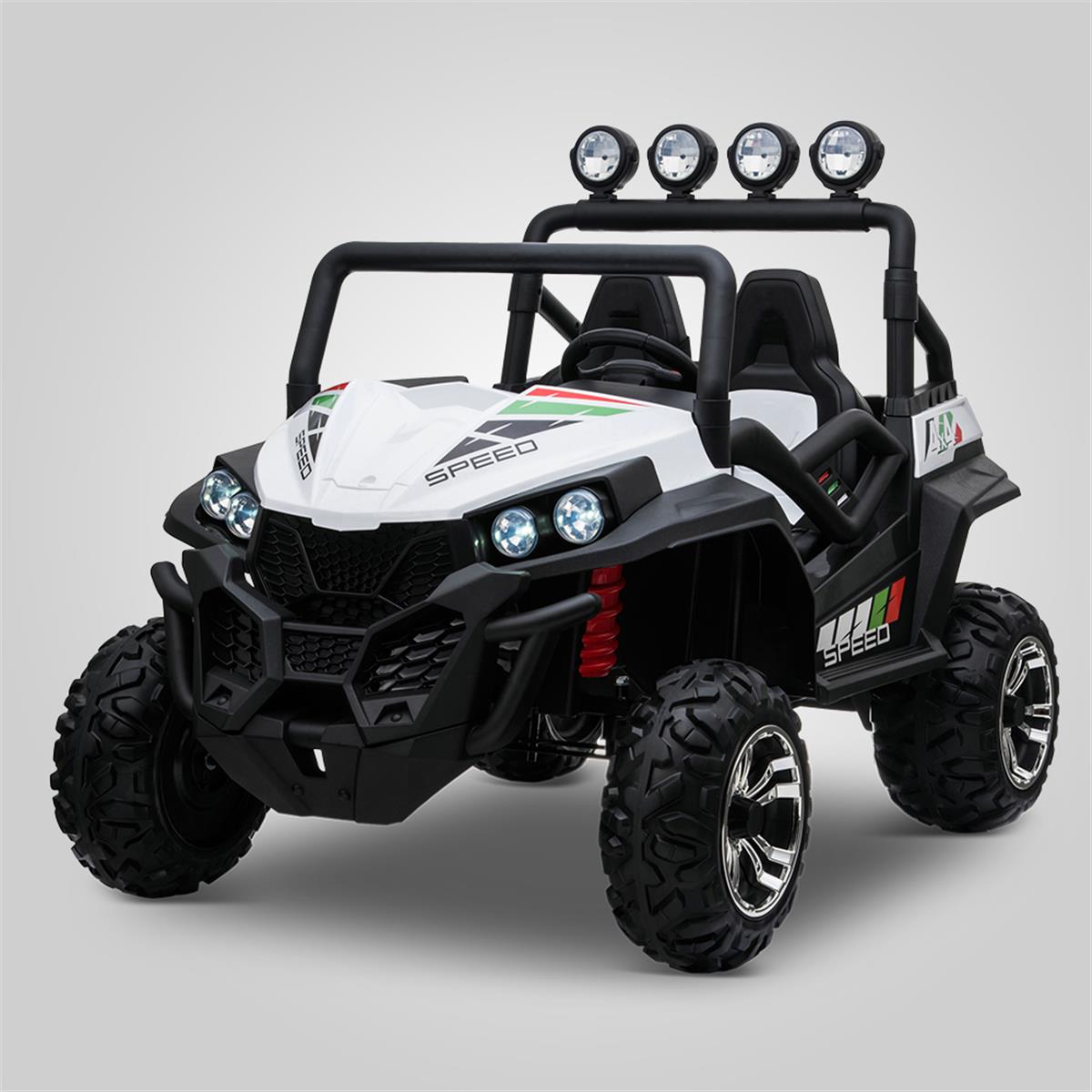 BUGGY ÉLECTRIQUE ENFANT SMX RANGER BLANC 2 PLACES