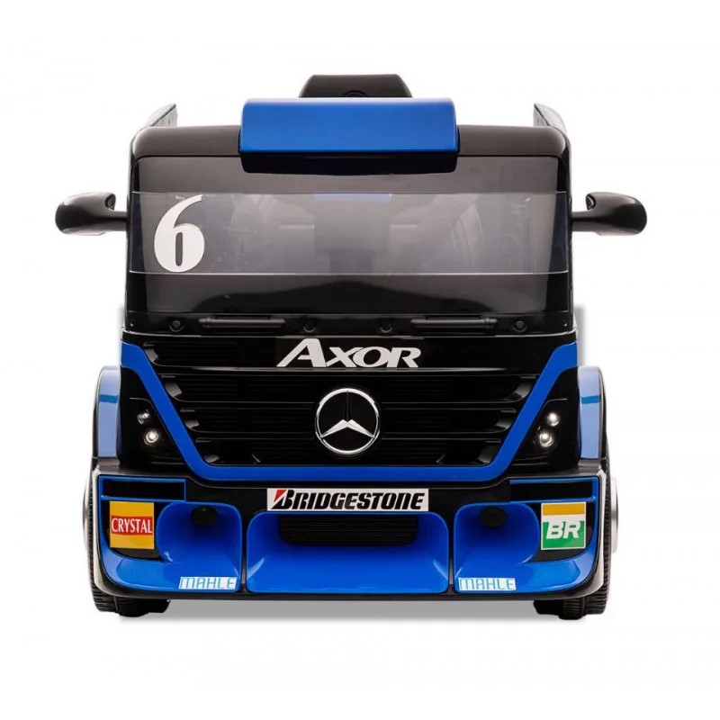 camion-electrique-enfant-mercedes-axor-12v-bleu-apollo 3 sur 7