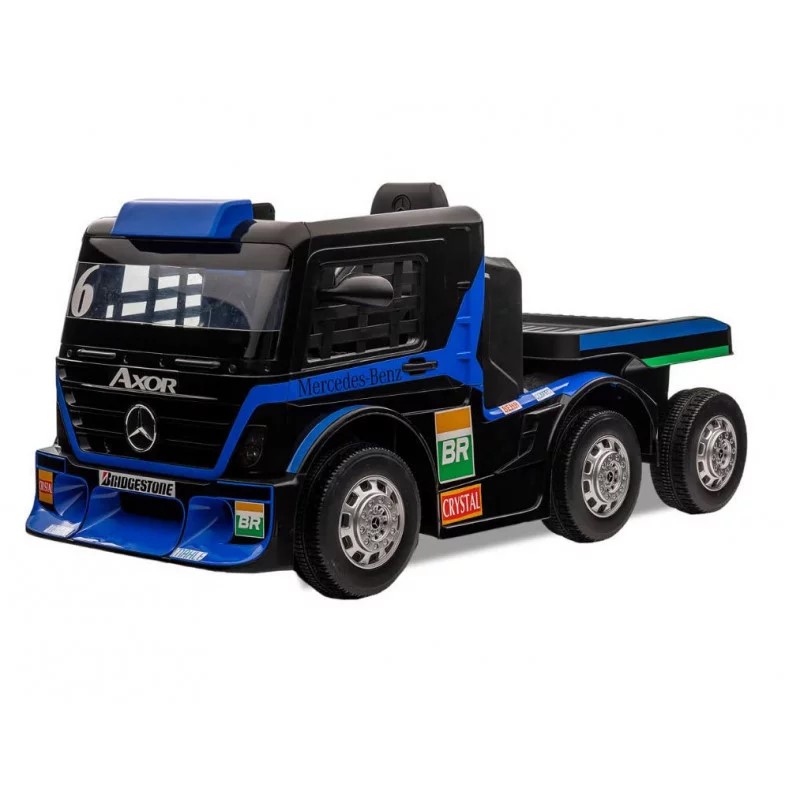 camion electrique enfant mercedes axor 12v bleu apollo 5 sur 7