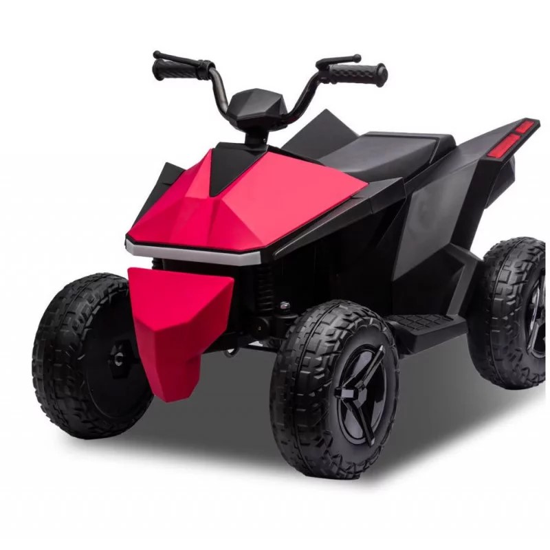 quad-electrique-enfant-cyber-sport-rouge-apollo 2 sur 6