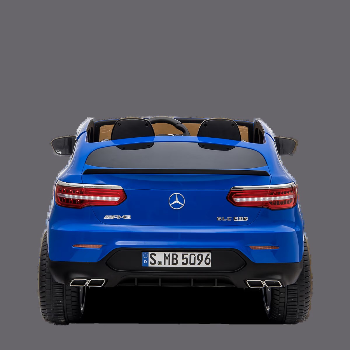 VOITURE ÉLECTRIQUE ENFANT MERCEDES GLC 63S BLEU 4 SUR 6