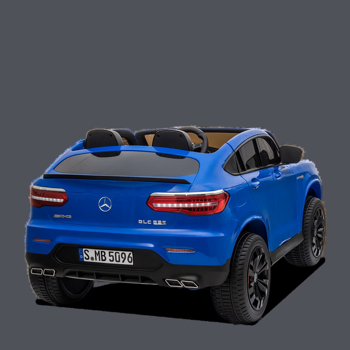 VOITURE ÉLECTRIQUE ENFANT MERCEDES GLC 63S BLEU 5 SUR 6