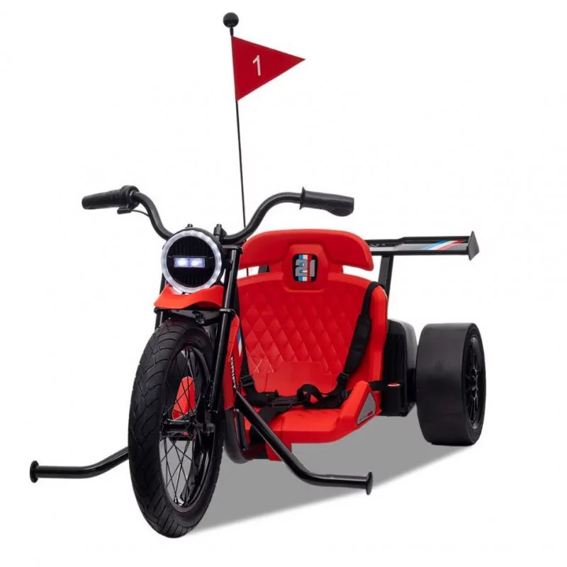 karting-electrique-enfant-drift-trike-24v-rouge-apollo 5 sur 7