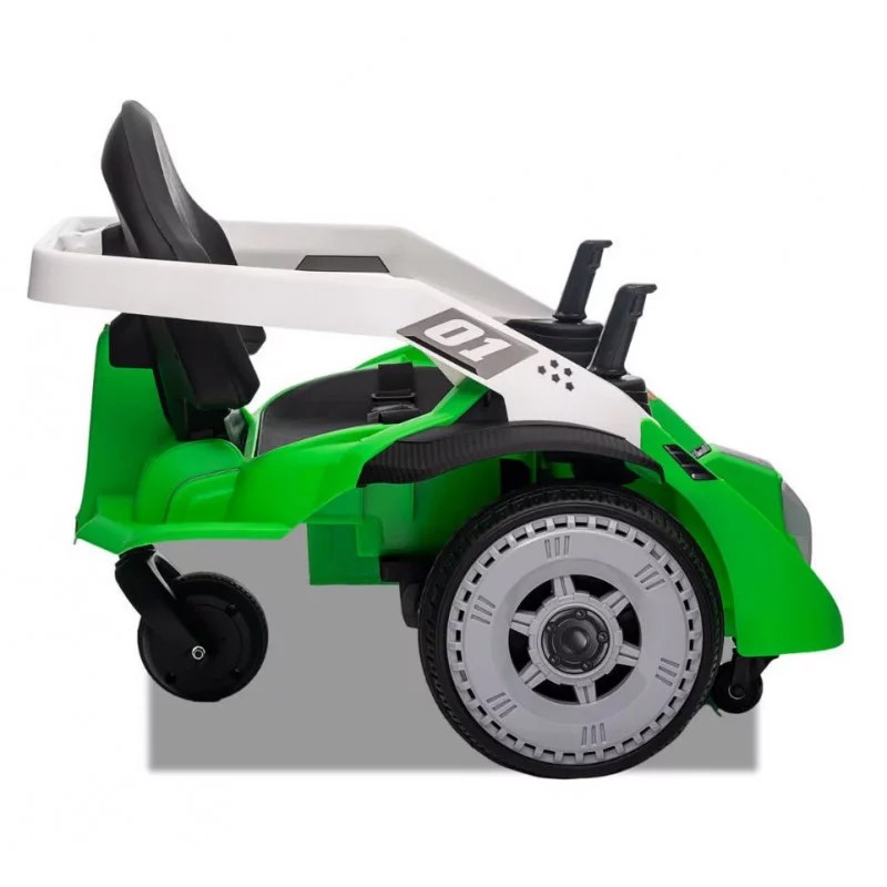 porteur-electrique-hoverboard-siege-racer-360-12v-vert-apollo 4 sur 7