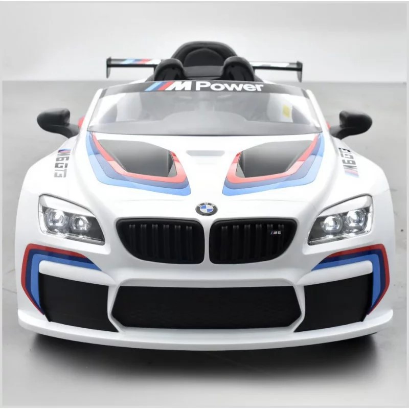 voiture-electrique-enfant-bmw-m6-gt3-blanc-apollo 3 SUR 9