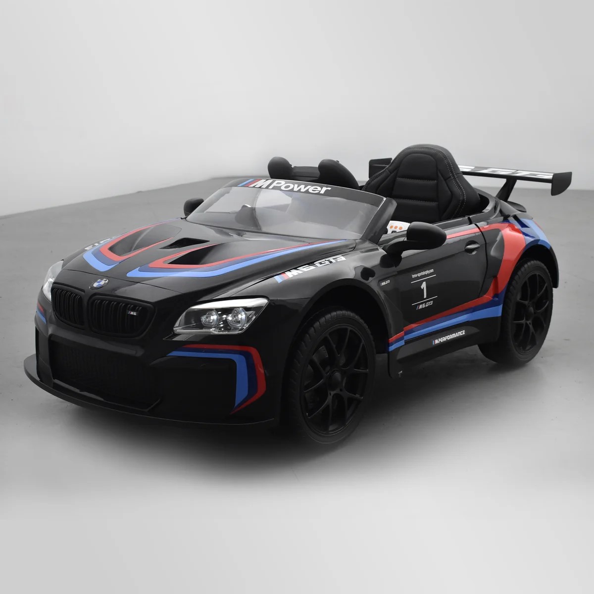 VOITURE ÉLECTRIQUE ENFANT BMW M6 GT3 NOIR 2 sur 15