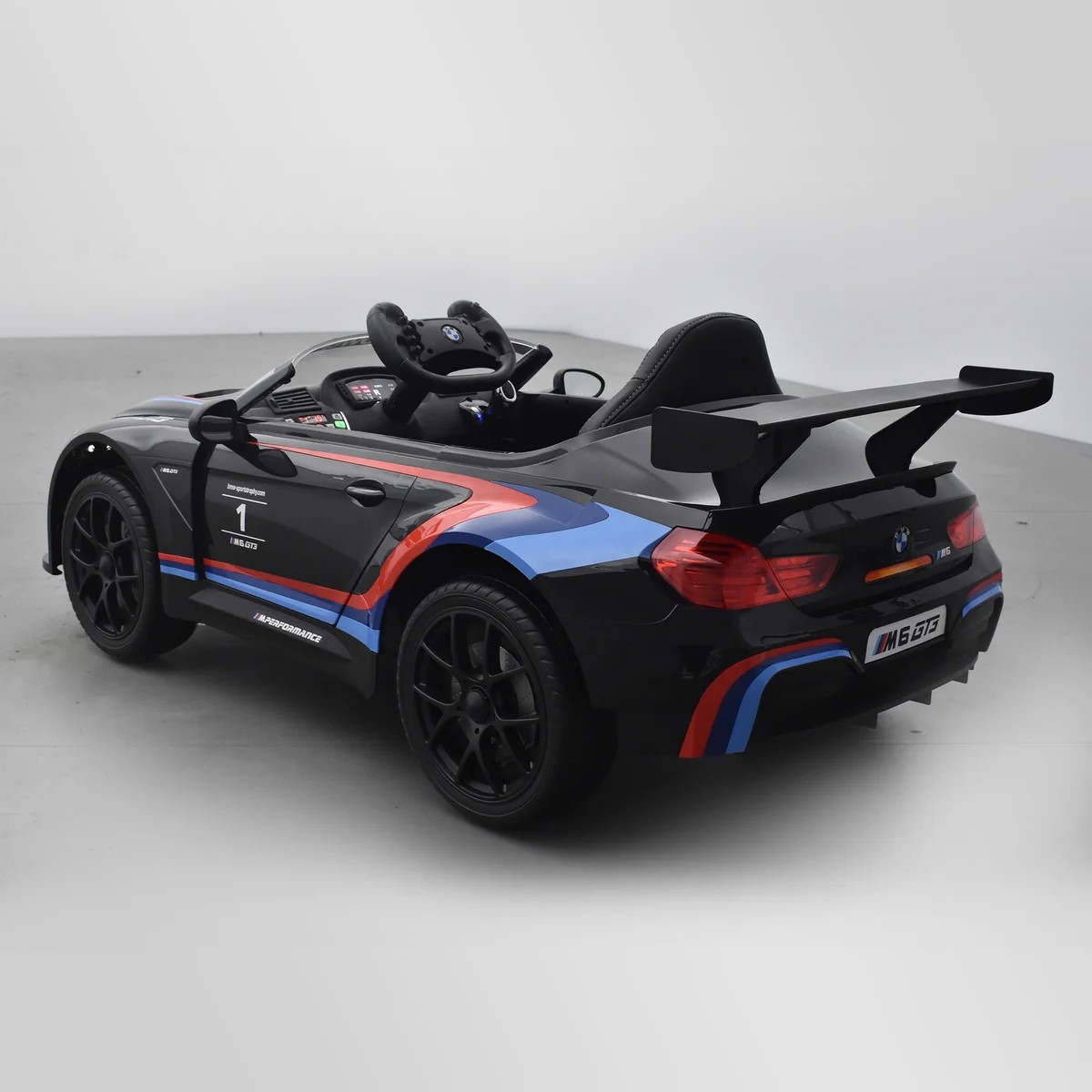 VOITURE ÉLECTRIQUE ENFANT BMW M6 GT3 NOIR 6 sur 15
