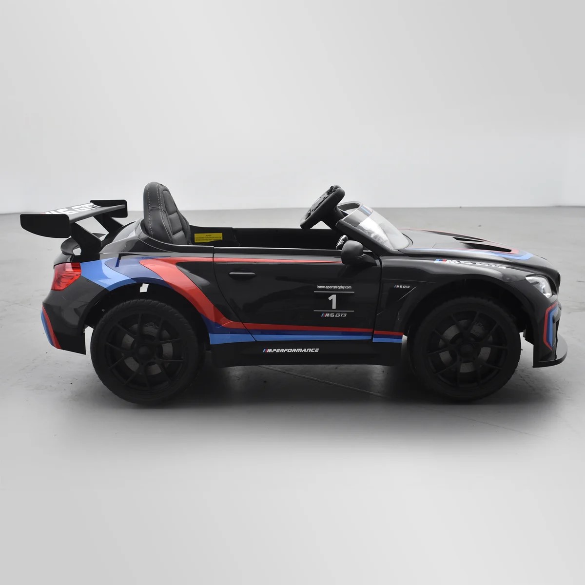 VOITURE ÉLECTRIQUE ENFANT BMW M6 GT3 NOIR 7 sur 15