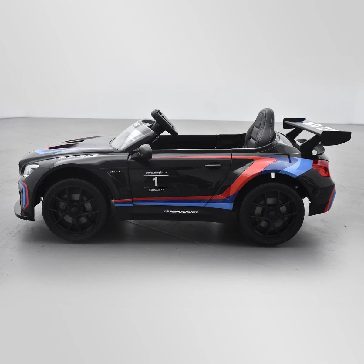 VOITURE ÉLECTRIQUE ENFANT BMW M6 GT3 NOIR 8 sur 15