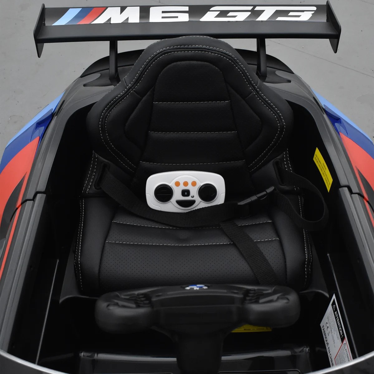 VOITURE ÉLECTRIQUE ENFANT BMW M6 GT3 NOIR 14 sur 15