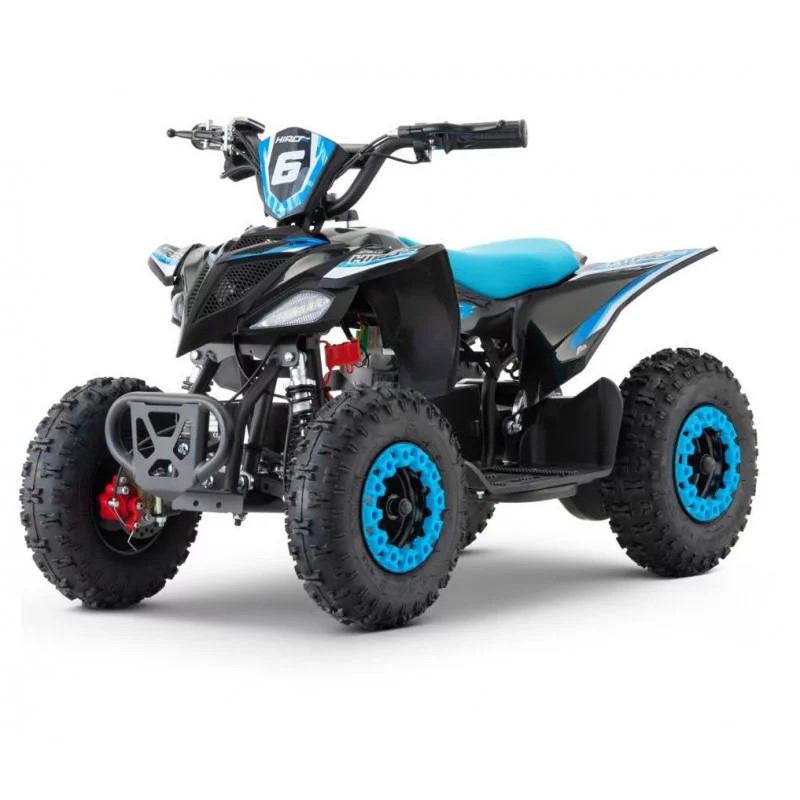 QUAD ENFANT ÉLECTRIQUE HIRO COBRA 800W BLEU 2 PLACES