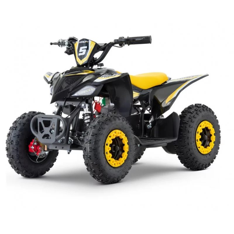 quad-enfant-electrique-hiro-cobra-800w-jaune-apollo 2 sur 6