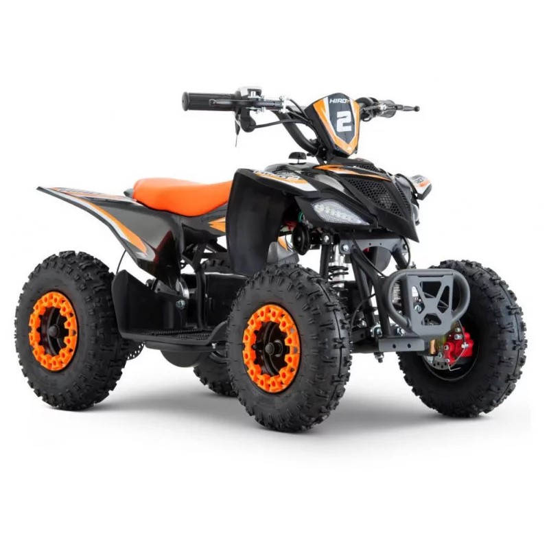 QUAD ENFANT ÉLECTRIQUE HIRO COBRA 800W ORANGE 2 PLACES