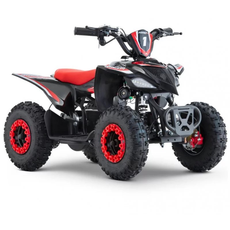 QUAD ENFANT ÉLECTRIQUE HIRO COBRA 800W ROUGE 2 PLACES