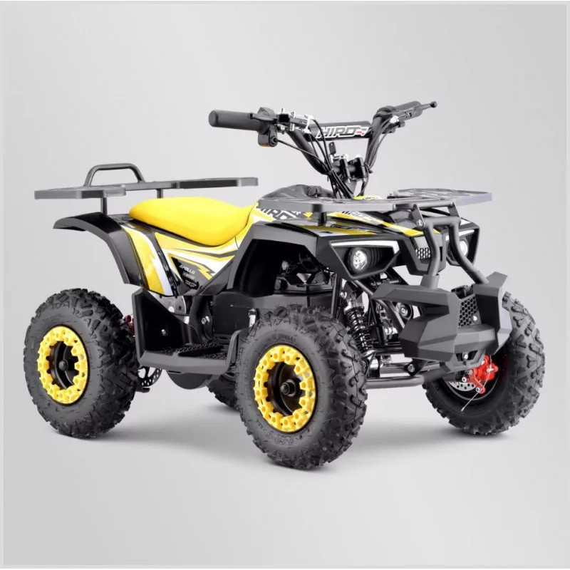 QUAD ENFANT ÉLECTRIQUE HIRO TIGER 800W 2024 JAUNE 2PLACES