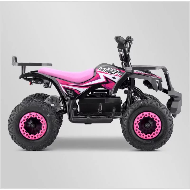 quad-enfant-electrique-hiro-tiger-800w-rose-apollo 4 sur 5