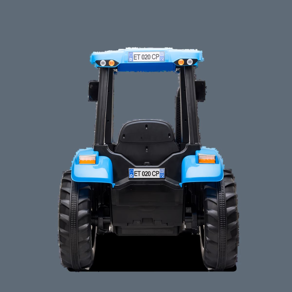 TRACTEUR ÉLECTRIQUE ENFANT NEW HOLLAND BLEU 1 PLACE  (4)