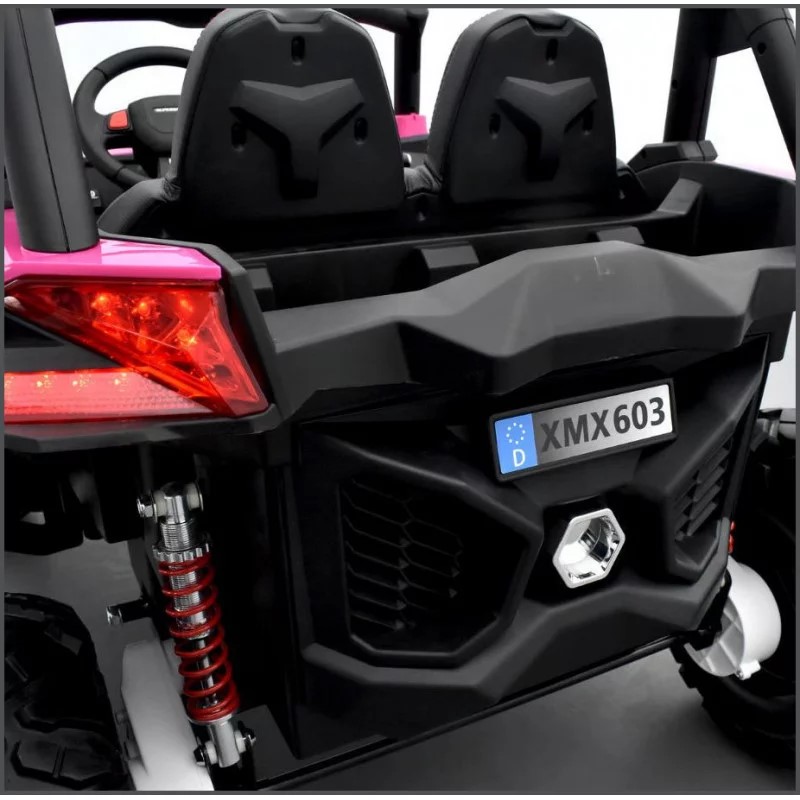 buggy-electrique-enfant-smx-raptor-4wd-rose-apollo 9 SUR 10