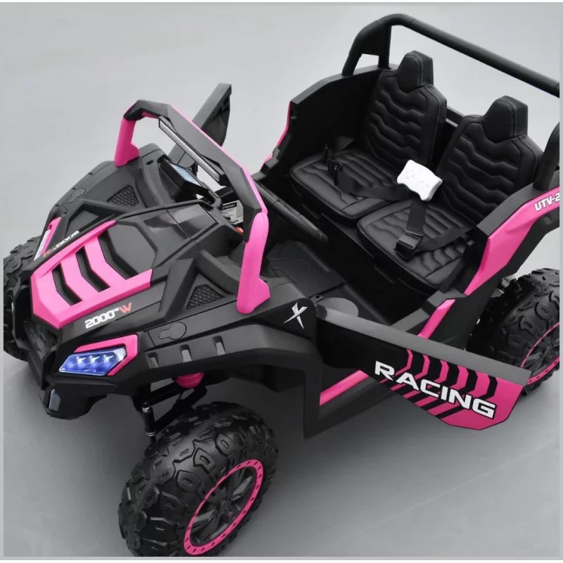 buggy-enfant-electrique-smx-big-horn-24v-rose-apollo 5 SUR 7