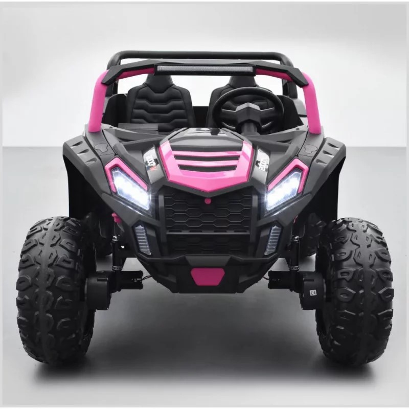 buggy-enfant-electrique-smx-big-horn-24v-rose-apollo 6 SUR 7