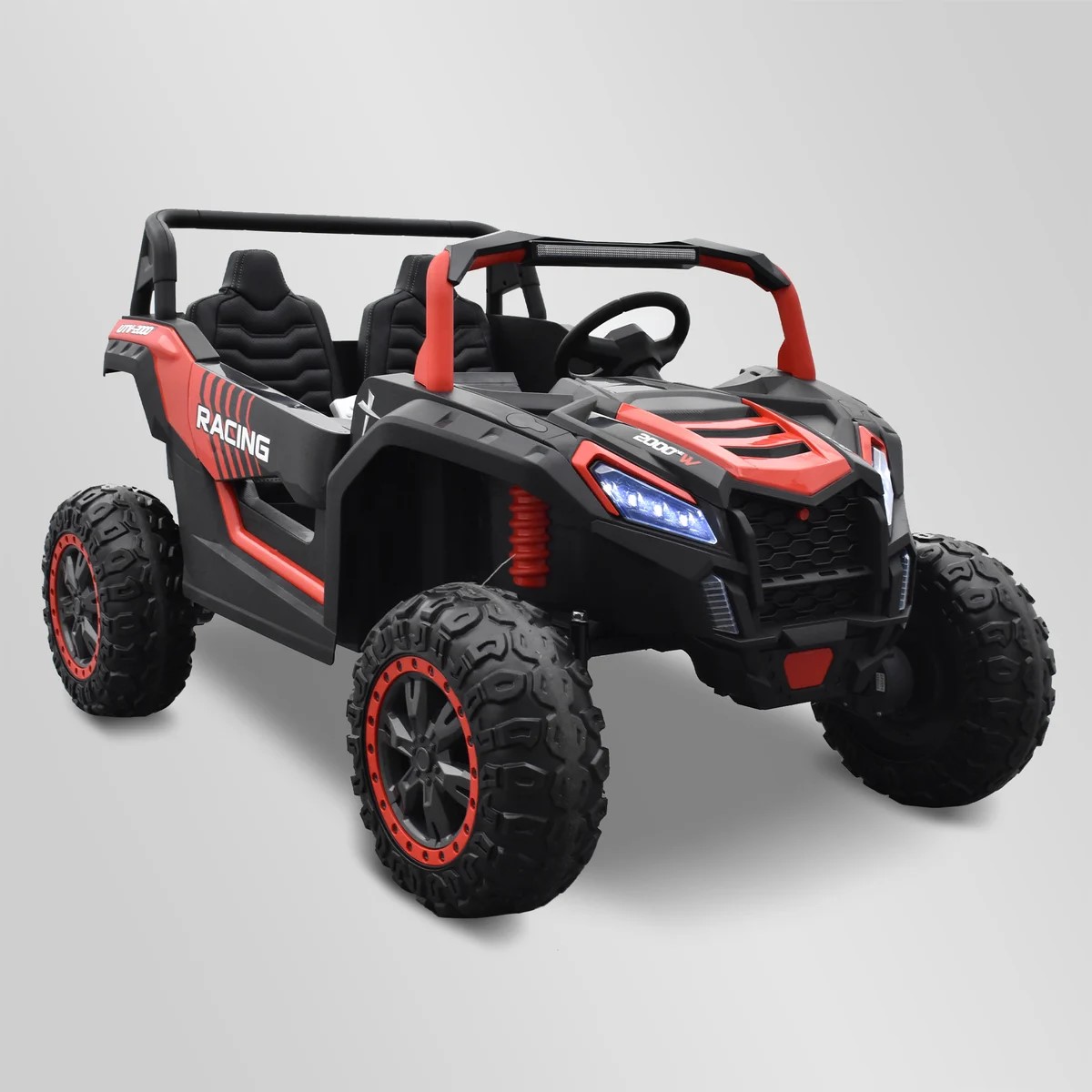 BUGGY ENFANT ÉLECTRIQUE SMX BIG HORN 24V ROUGE 2 PLACES