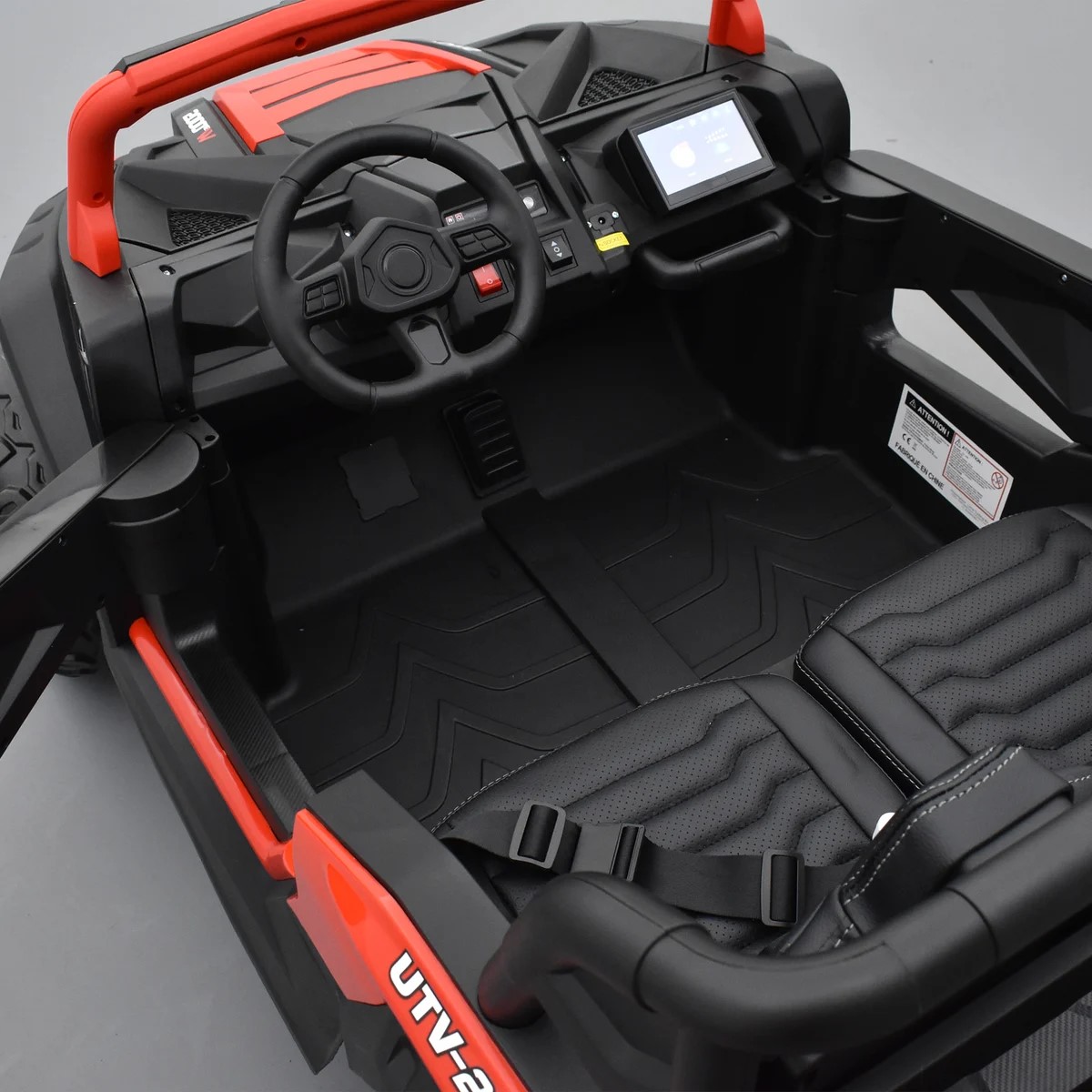 BUGGY ENFANT ÉLECTRIQUE SMX BIG HORN 24V ROUGE11 sur 15