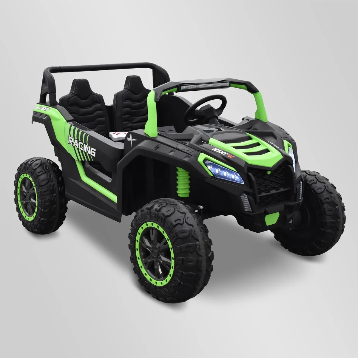 BUGGY ENFANT ÉLECTRIQUE SMX BIG HORN 24V VERT 2 PLACES