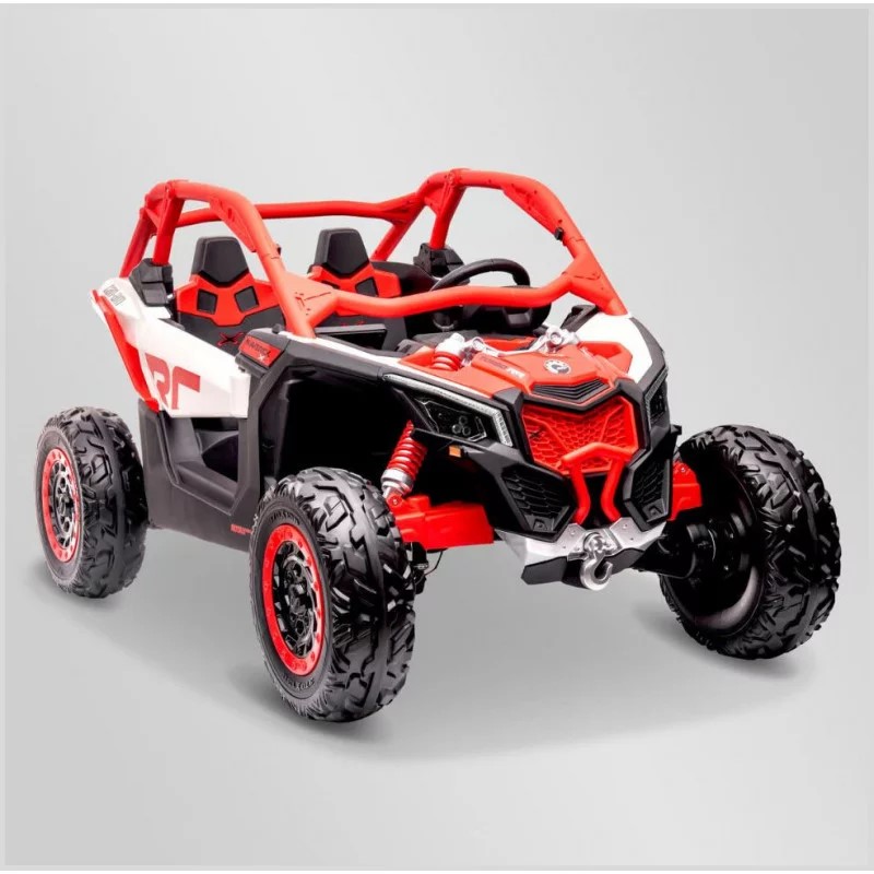 BUGGY ÉLECTRIQUE ENFANT SMX CAN AM MAVERICK 24V ROUGE 2 PLACES
