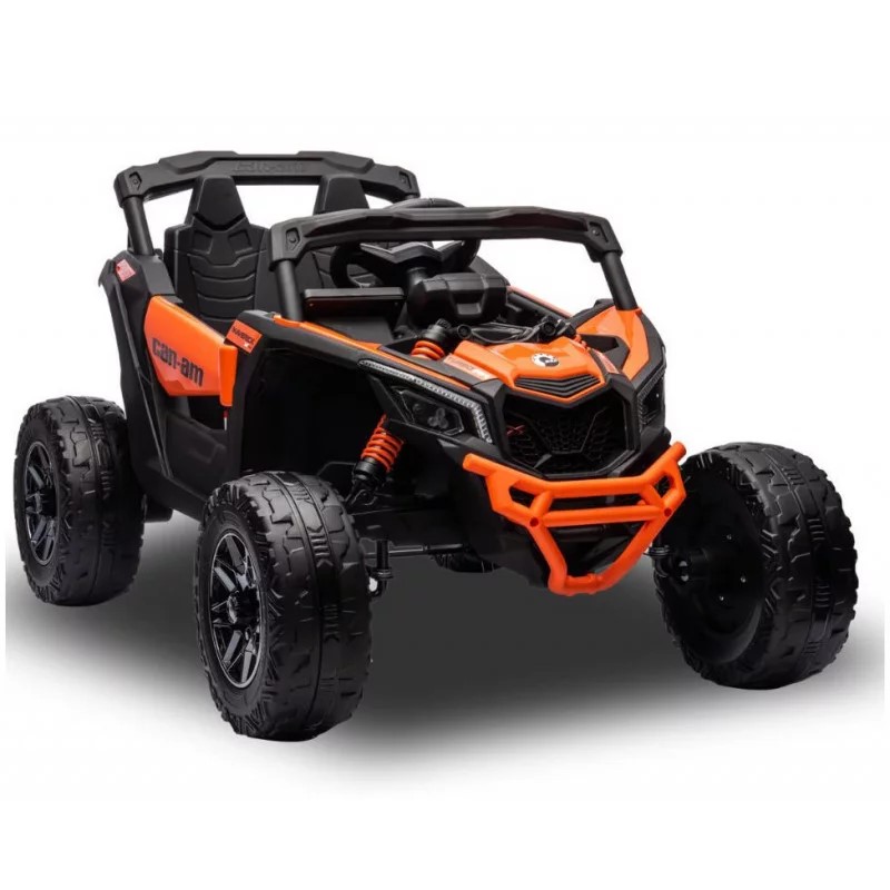 BUGGY ÉLECTRIQUE ENFANT CAN AM MAVERICK UTV ORANGE 2 PLACES